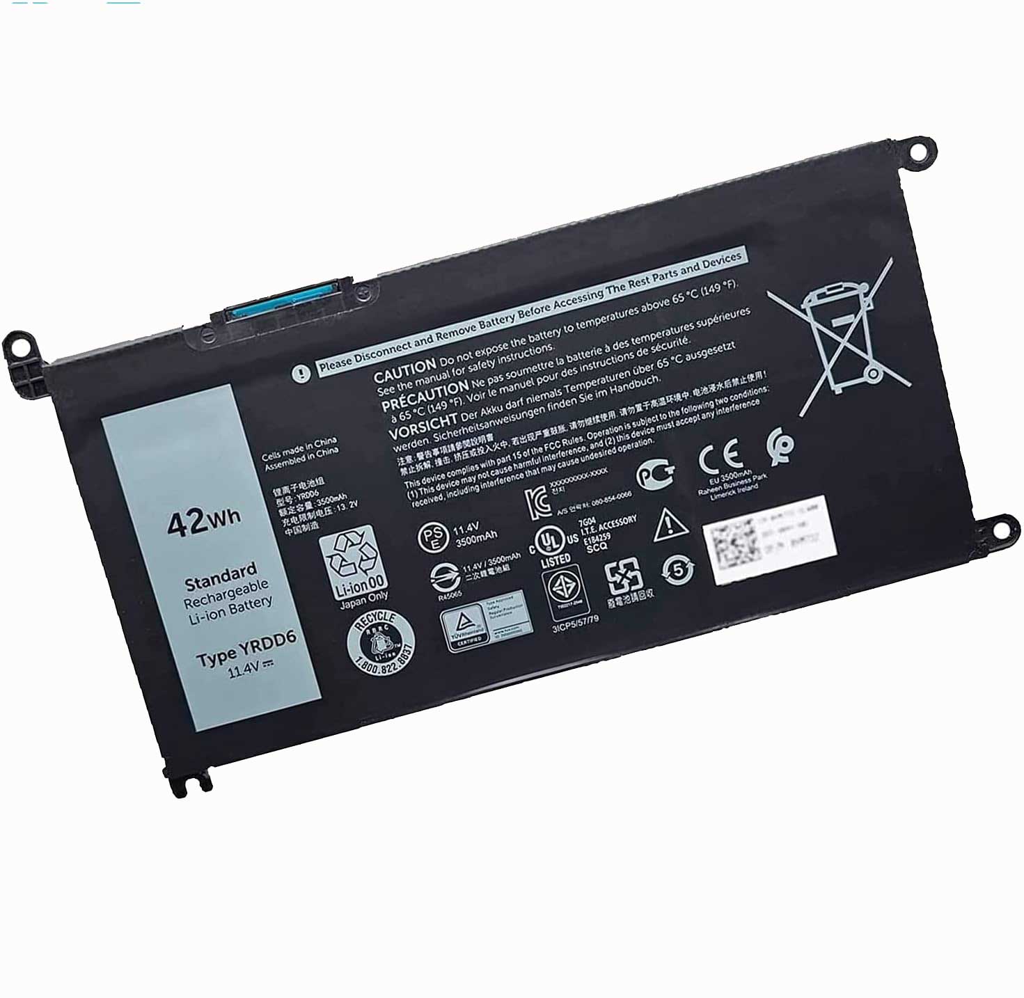 batterie Dell Latitude 3310 2-in-1, batteries Dell Latitude 3310 2-in-1