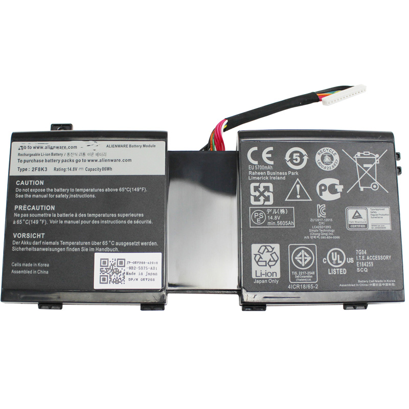 Dell Alienware M18X-R3 Series battery